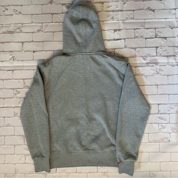 Superdry Gray Hoodie with Green Logo - Picture 3 of 5